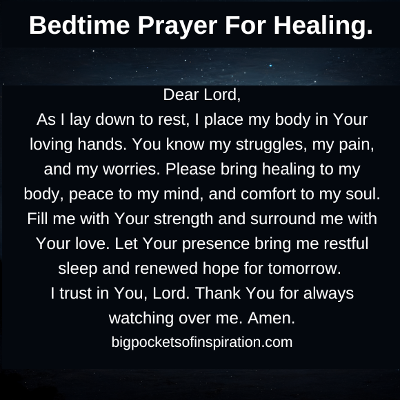 bedtime prayer for healing
prayer for healing 
Christian prayer for healing
bedtime prayer for healing image