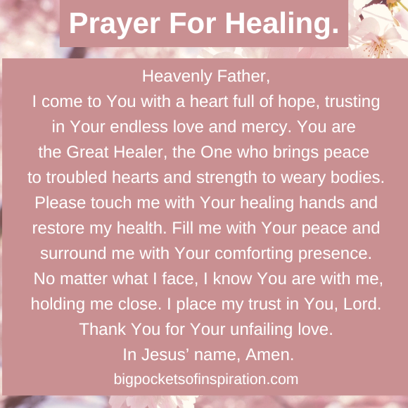 prayer for healing
Christian prayer for healing
Christian prayer for healing image
prayer for healing image