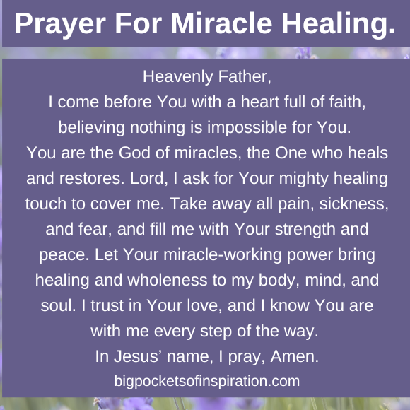 prayer for miracle healing
prayer for miracle healing picture
Christian prayer for healing
prayer for healing
