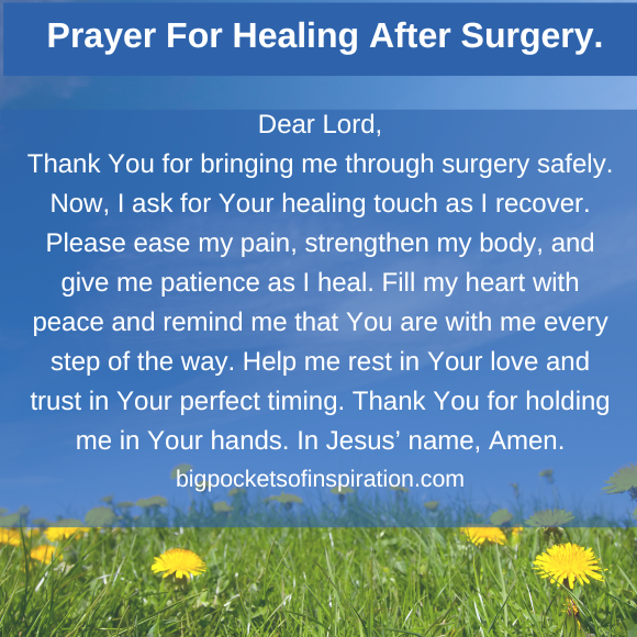 prayer for healing after surgery
prayer for healing after surgery image
prayer for healing
Christian prayer for healing